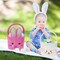 Set of 2pcs, Dia 7.9" * H 15.7", Plush Bunny&Lamb Baskets Easter Basket Easter Egg Hunting Basket Easter Decorations Party Supplies Eggs Gifts Storage